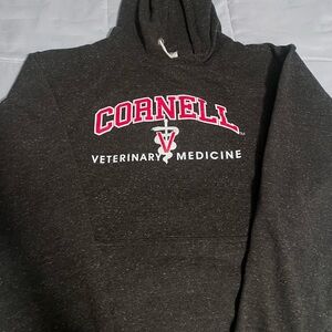 Cornell Veterinary Medicine Charcoal Hoodie